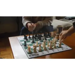 Bobby Fischer� Learn to Play Chess Set Board Game, Easy to Understand - How to Play Chess Book, 34 Plastic Staunton Chess Pieces, Folding Illustrated