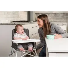 Regalo My Portable High Chair with Tray - Gray