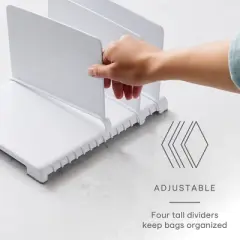 YouCopia Recycled Plastic StoraBag Reusable Bag Organizer - Speckled White: Kitchen & Pantry Storage Solution