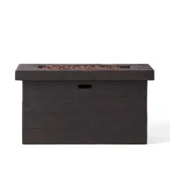 CUSTER 45'RECTANGULAR MGO FIRE PIT - 50,000 BTU