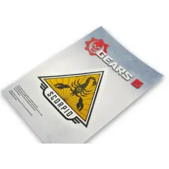 Toynk Gears of War 5 Team Scorpio Vinyl Decal | Gears 5 Collectible | 5 x 7 Inches