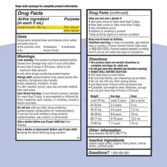 Genexa Kids' Pain & Fever Syrup - Acetaminophen - Cherry - 4 fl oz