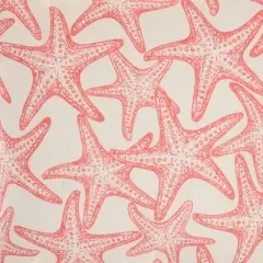18"x18" Reversible Indoor/Outdoor Starfish and Wave Square Throw Pillow - Mina Victory