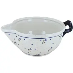 Blue Rose Polish Pottery 1252 Zaklady Batter Bowl