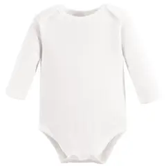 Touched by Nature Organic Cotton Long-Sleeve Bodysuits 5pk, White