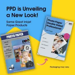 PPD Satin Pearl Double Sided Photo Paper (Brochure Paper) 11x17" 50 sheets 290 gsm for Inkjet Printers