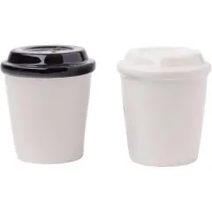 Silver Buffalo Friends Central Perk To-Go Cups Ceramic Salt and Pepper Shaker Set