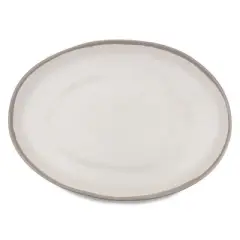 Q Home | Potter Stone 18" x 13" Melaboo Oval Platter