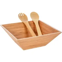 Heim Concept Bamboo Salad Bowl Set 24 fl oz