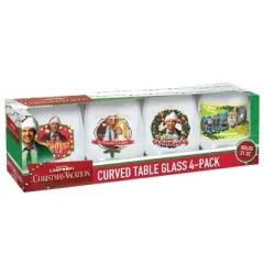 ICUP, Inc. National Lampoon's Christmas Vacation Merry Clarkmas 21oz Stemless Glass 4-Pack