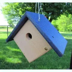 JCS Wildlife Cedar & Poly Wren, Chickadee, & Warbler Birdhouse