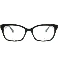 Kate Spade  807 Womens Rectangle Eyeglasses Black 52mm