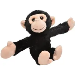Wild Republic Huggers Chimpanzee Stuffed Animal, 8 Inches