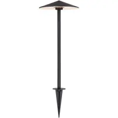 John Timberland Chesapeake 21 1/2"H Black LED Landscape Path Lights Set of 2