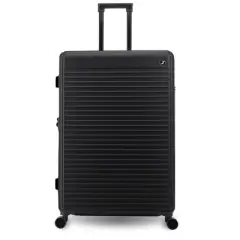 JWorld North 3pc Hardside Spinner Luggage Set - Black