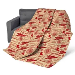 NCAA Kansas Jayhawks 60 x 80 Quilted Throw Blanket