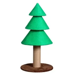 Karl Home 31.5 inch Christmas Tree Scratcher Cat Scratching Post