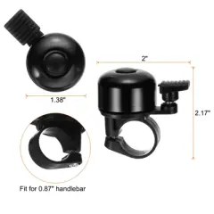 Unique Bargains Aluminum Loud Crisp Clear Sound Mini Scooter Bicycle Bell