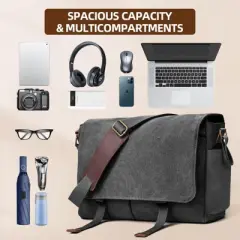 Messenger Bag for men Laptop Bag Retro Canvas Bag Casual single shoulder bag