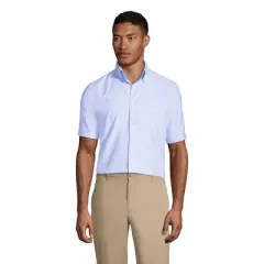 School Uniform Young Men's Short Sleeve Oxford Dress Shirt