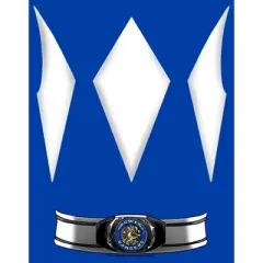 Men's Power Rangers Blue Ranger Costume Tee T-Shirt