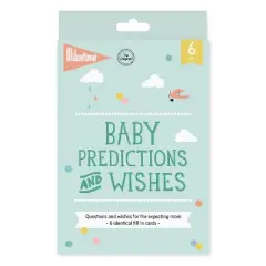 Milestone Baby Shower Predictions and Wishes Cards - 6pc