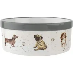 Royal Worcester Wrendale Designs 6 Inch Pet Bowl (Assorted Dogs) - 6 Inch
