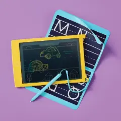 See Through Drawing Pad - Yellow - Gigglescape&trade;: Fine Motor Skills, ABS Material, Doodle Mats and Boards