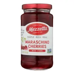 Mezzetta Maraschino Cherries With Stems - Case of 6/11 oz