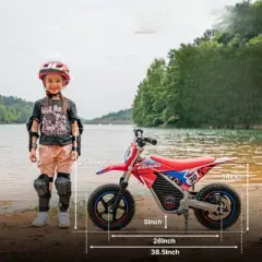 DSVIMOY Bicycles, 14 Inch for 3-6 Year Old Children Off-road Racing, Safe Disc Brakes, Orange, 38.5"*22.8"*25.6"