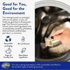 Laundry Detergent Pods - Lavender - Hypoallergenic Laundry Pods - Ultra Concentrated, Recyclable Packaging, Stain Fighting