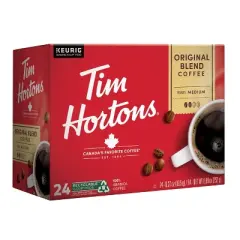 Tim Hortons Original Blend Medium Roast Coffee Pods - 24ct