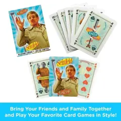 Aquarius Puzzles Seinfeld Festivus Playing Cards | 52 Card Deck + 2 Jokers