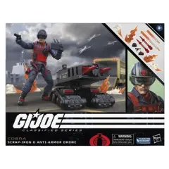 G.I. Joe Classified Series Cobra Scrap-Iron Action Figure and Anti-Armor Drone