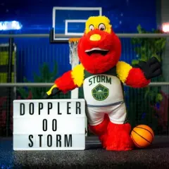 Bleacher Creatures Seattle Storm Doppler 10" Mascot Plush Figure (Heroine Jersey)
