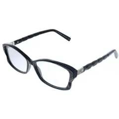 Swarovski  001 Womens Butterfly Eyeglasses Black 56mm