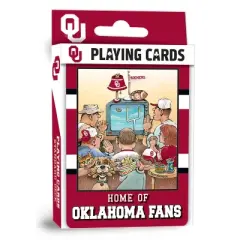 MasterPieces Officially Licensed NCAA Oklahoma Sooners Fan Deck Playing Cards - 54 Card Deck
