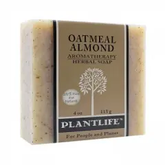 Plantlife Oatmeal Almond Bar Soap Multipack &ndash; Moisturizing, Soothing, Handcrafted, Plant-Based &ndash; Made in California, 4oz Each