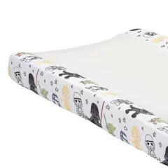 Lambs & Ivy Star Wars Classic Changing Pad Cover - Yoda/Darth Vader/R2-D2/C-3PO