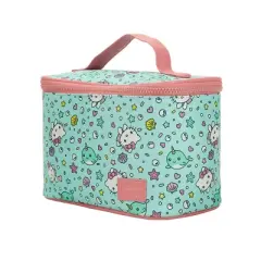 Hello Kitty Marine Life Light Blue 6&rdquo; Beauty Case Cosmetic Bag