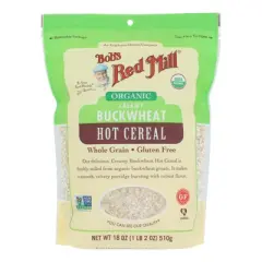 Bob's Red Mill Organic Creamy Buckwheat Hot Cereal - Case of 4/18 oz