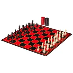 Pressman Chess/Checkers/Backgammon Board Game