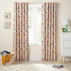 In the Garden Full Printed Blackout Kids' Curtain Panel - Pillowfort&trade;
