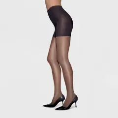 Hanes Premium Women's Sheer High Waist Shaping Pantyhose