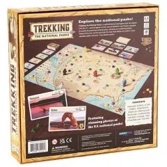 Trekking The National Parks Family Board Game: Geography Educational Playtime 30-45 Min, 1-5 Players