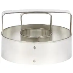 Fox Run Silver Tin Plated Steel Donut Cutter