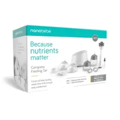 nanobebe Complete Feeding Baby Bottle Set - 11ct