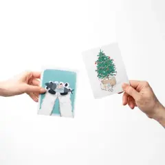 Christmas Tree, Winter Wonderland, For You Winter/Holiday/Christmas Greeting Card Pack Sets (3 ct, Assorted) by Ramus & Co