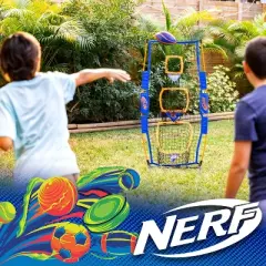 NERF Pro Pass Football Target Toss - 7pc