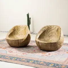 Moda Furnishings 2pcs Outdoor Terrafab Single Sofa